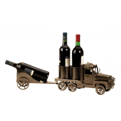 Wine rack "TRUCK WITH TRAILER"
