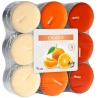 Vôňa: Pomaranč 
Čas horenia: +/- 4 hodiny 
Obsah balenia: 18 vonných sviečok 
Hmotnosť balenia: +/- g 
Vyrobené: Poľsko
