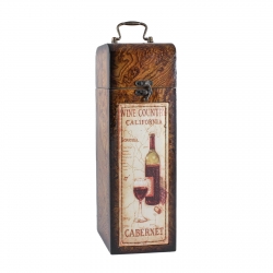 Kazeta na víno drevená