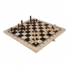 Obsah balenia: 
1 ks šachovnica (34 cm x 34 cm)
1 ks súprava šachových figúrok 
Hmotnosť balenia:
Vyrobené: Čína