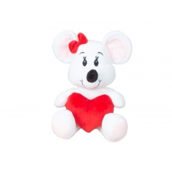 Plyšová hračka "Myš so srdcom"